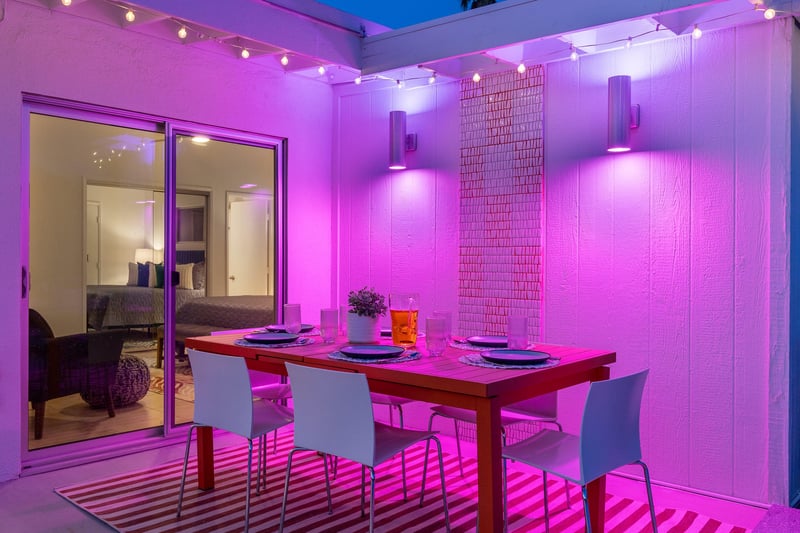 Fun pink lights