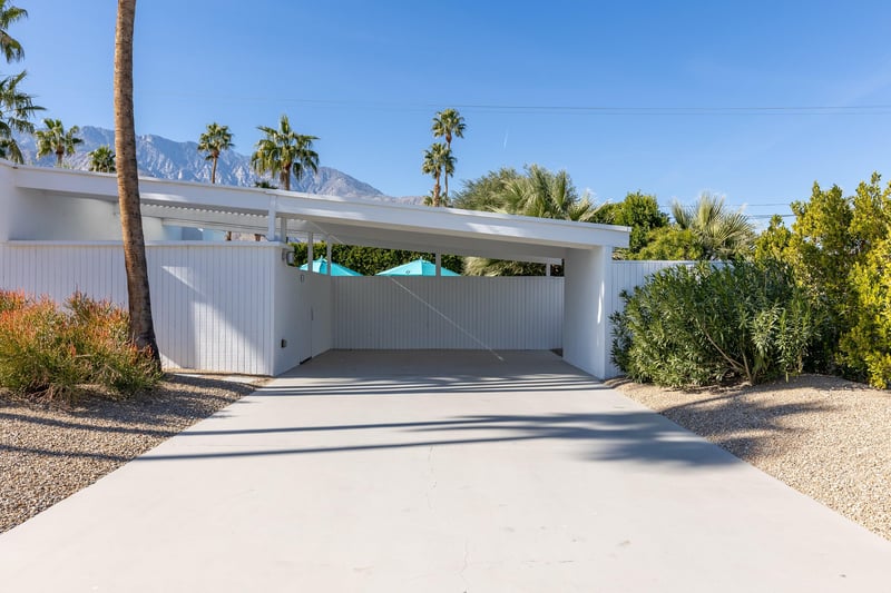 Shaded carport