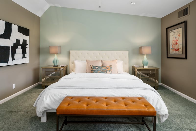 Complete with king size bed, ensuite bathroom, and walkin closet.