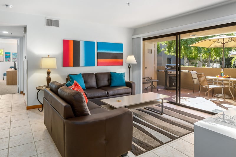 Comfortable living room seating