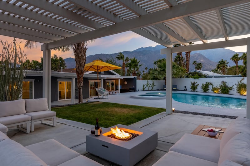 Spend your evenings around the fire