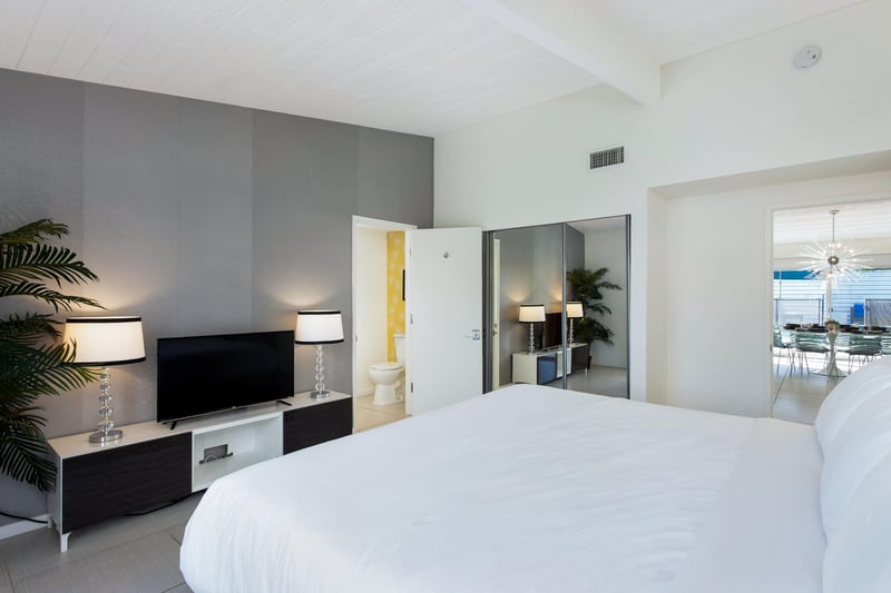 Comfortable guest bedroom