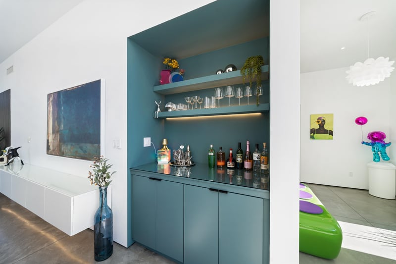 Pretty green cabinetry