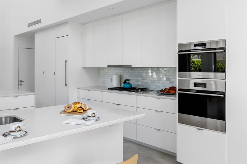 Spacious and wellstocked kitchen