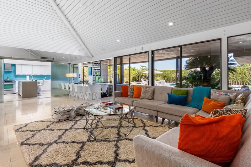 Open living room