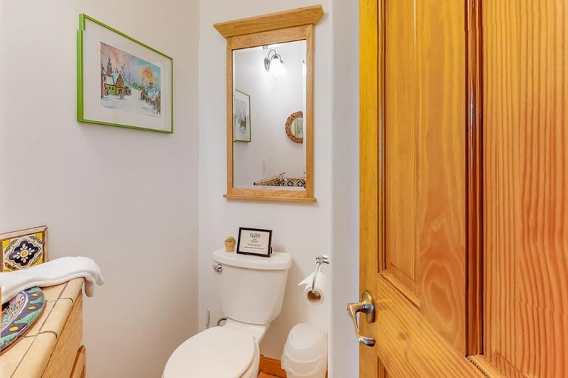 Featuring a single shower, toilet and sink.