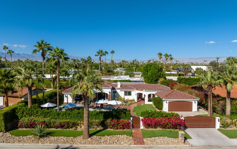 Aerial views of Mirador Desert Oasis