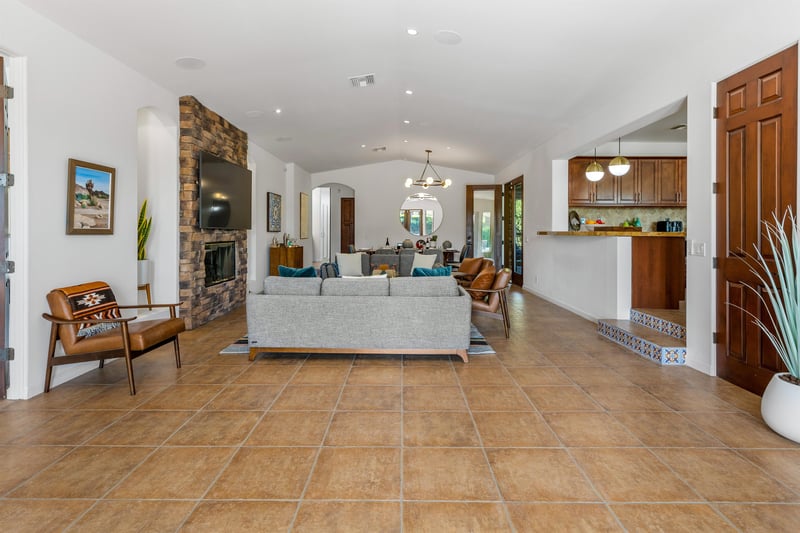 Open living room