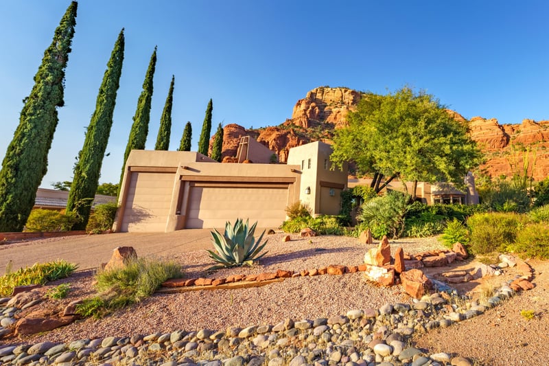 Front Of House Looking At Chapel Rock