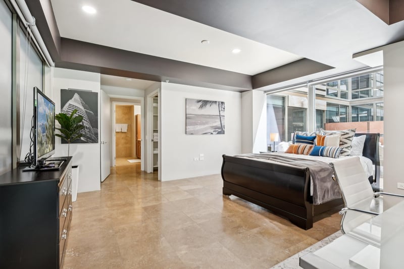 Large bedroom floor plan