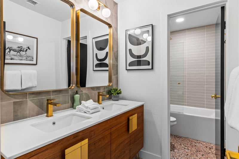 Spa like guest bath