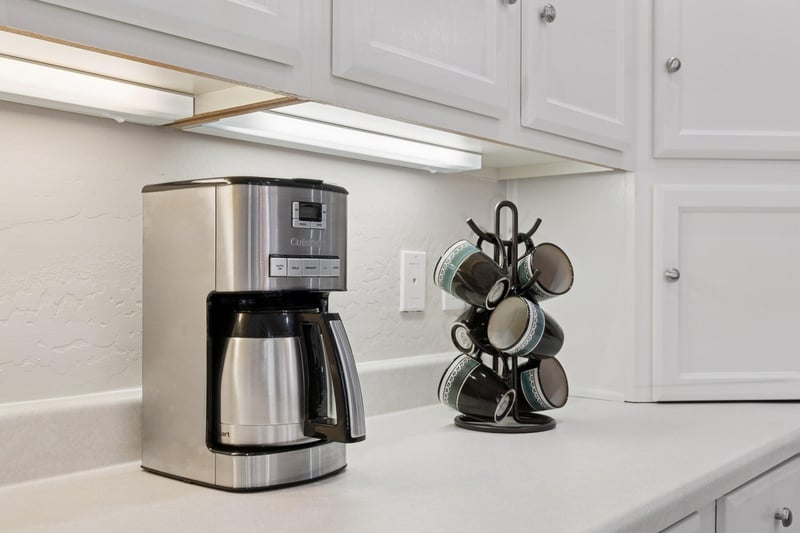 Charming coffee nook for your morning brew