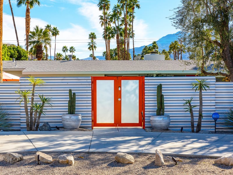Colorful entryway