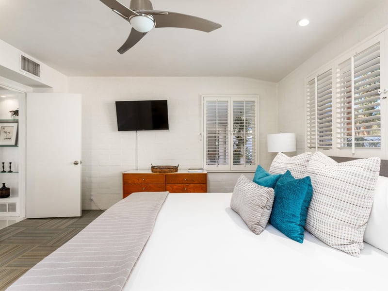 Spacious bedrooms
