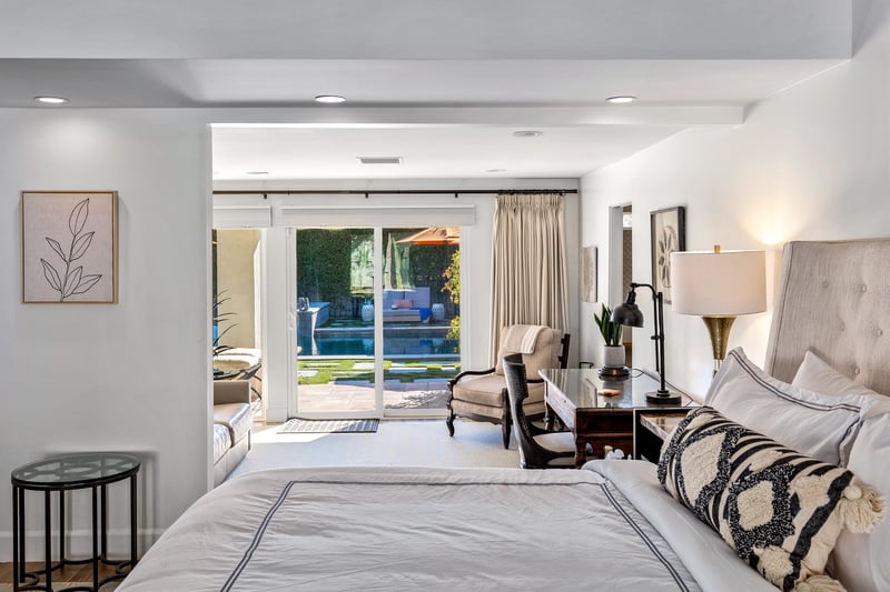 Spacious primary bedroom