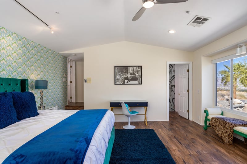 Spacious bedroom
