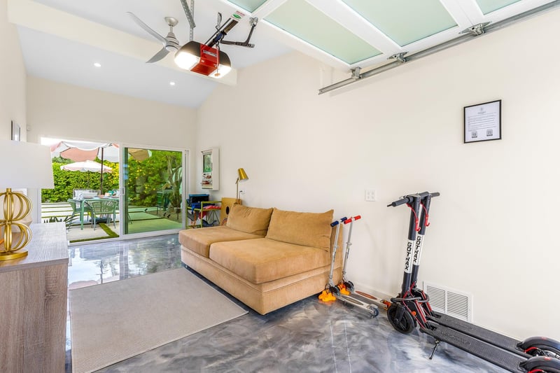 Relax and unwind in the converted den