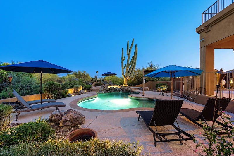 Heated Pool  Spa