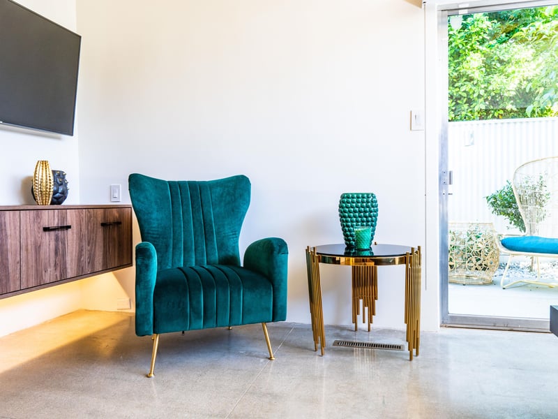 A Comfy Blue Chair