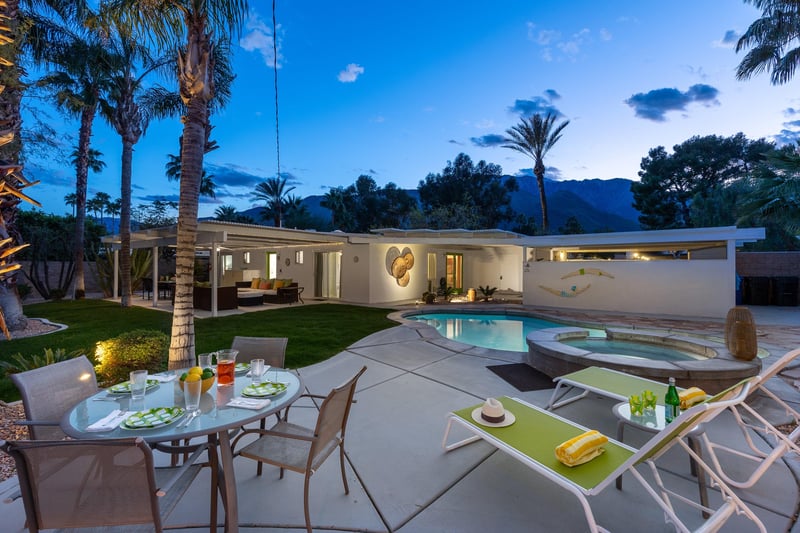 Large backyard