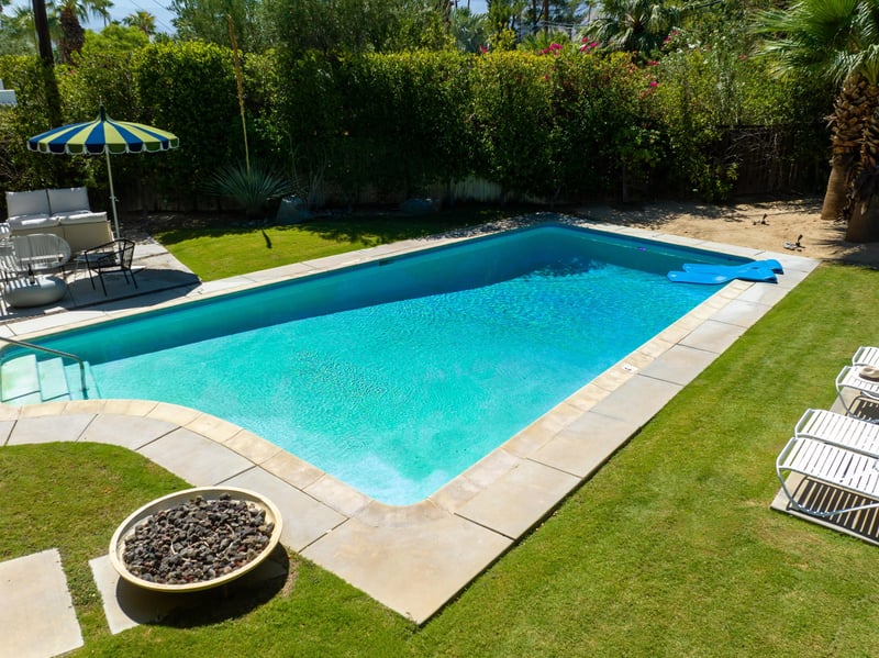 Large private pool