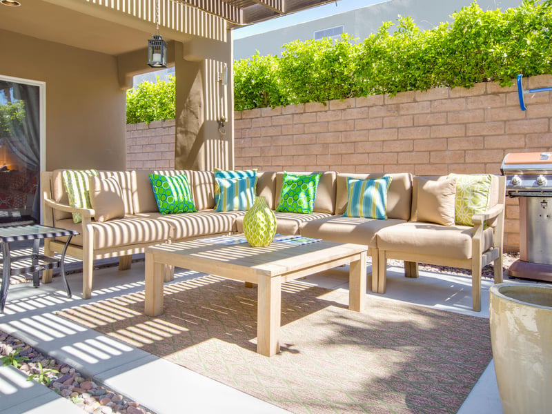 Plenty of outdoor seating for you and your guests