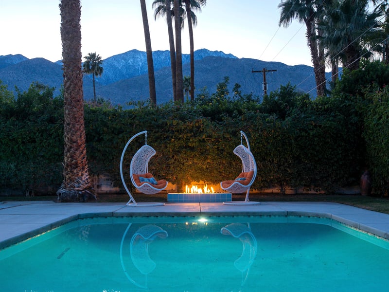 Poolside Firepit