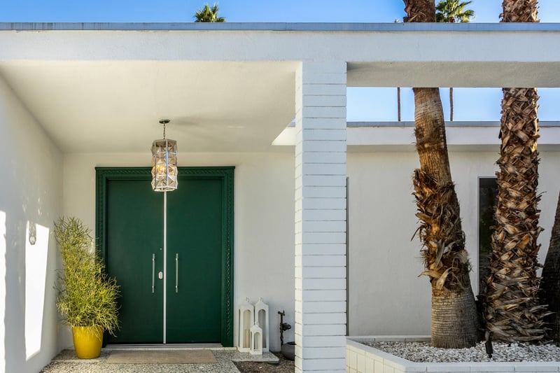 Colorful front door