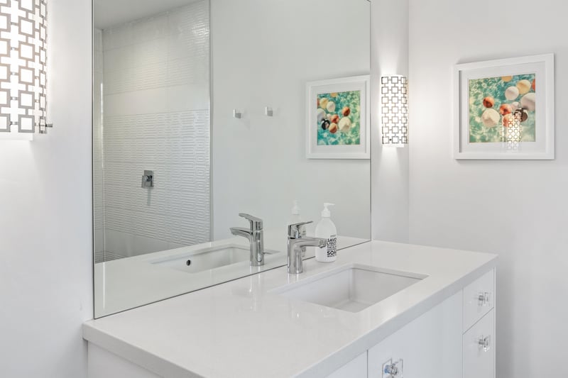 Updated bathroom fixtures