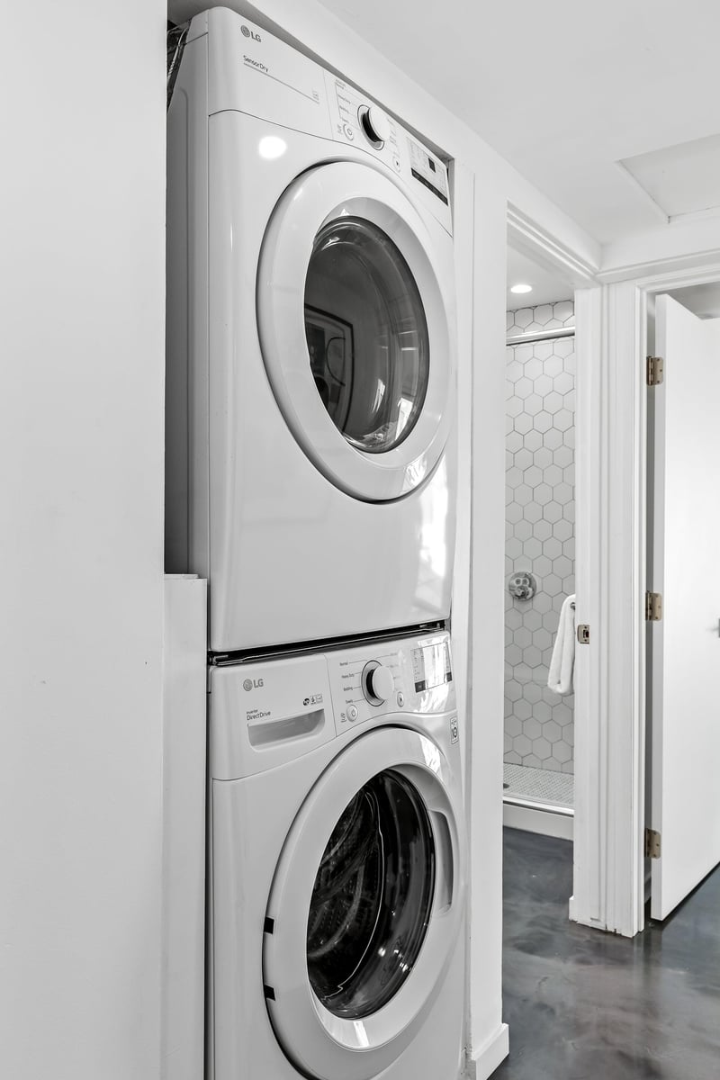 Washer and dryer
