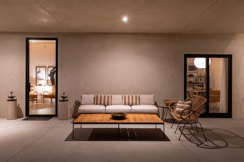 Modern comfort meets warm design