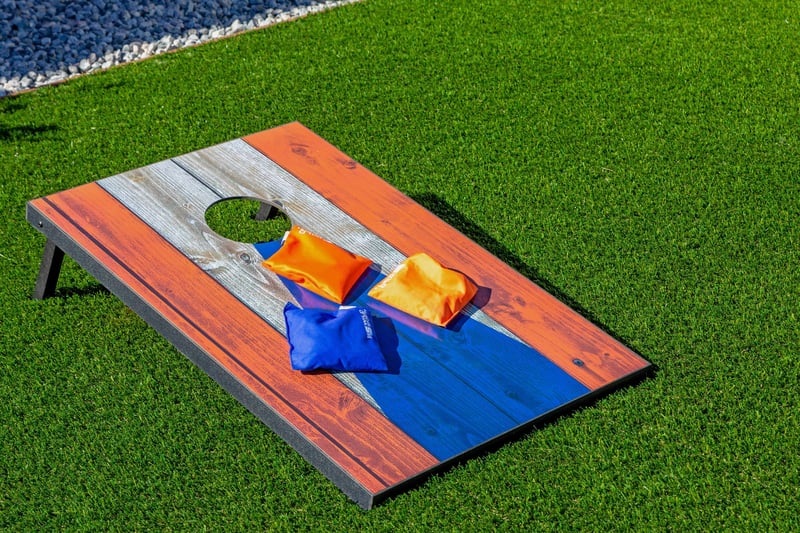 cornhole to entertain all day