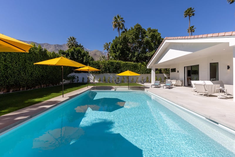 Sunny days spent by the pool