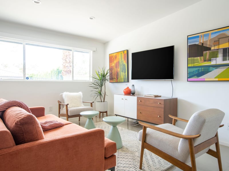 Flat screen televisions  perfect for a movie night