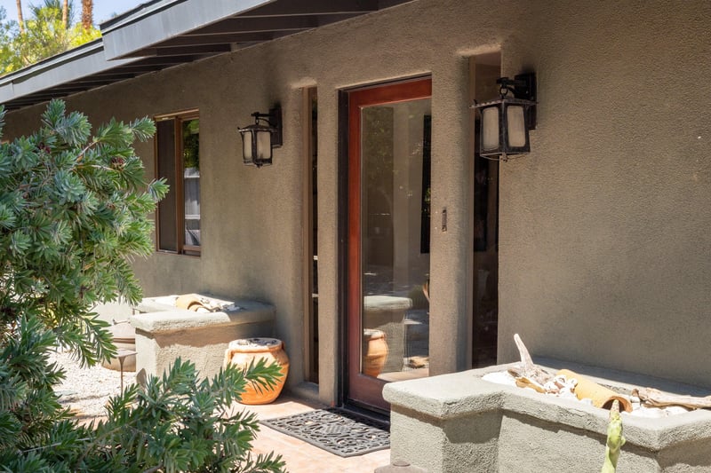 Front door.
