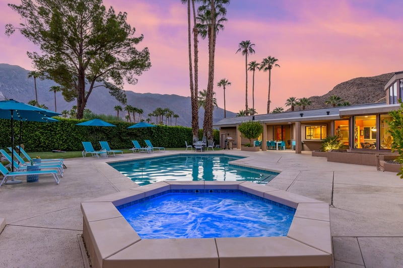 Soak in the jacuzzi