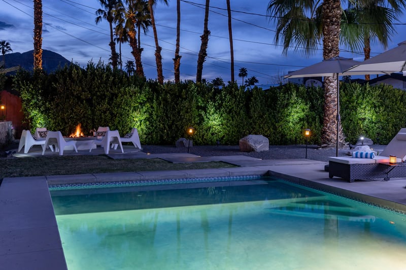 Beautiful backyard