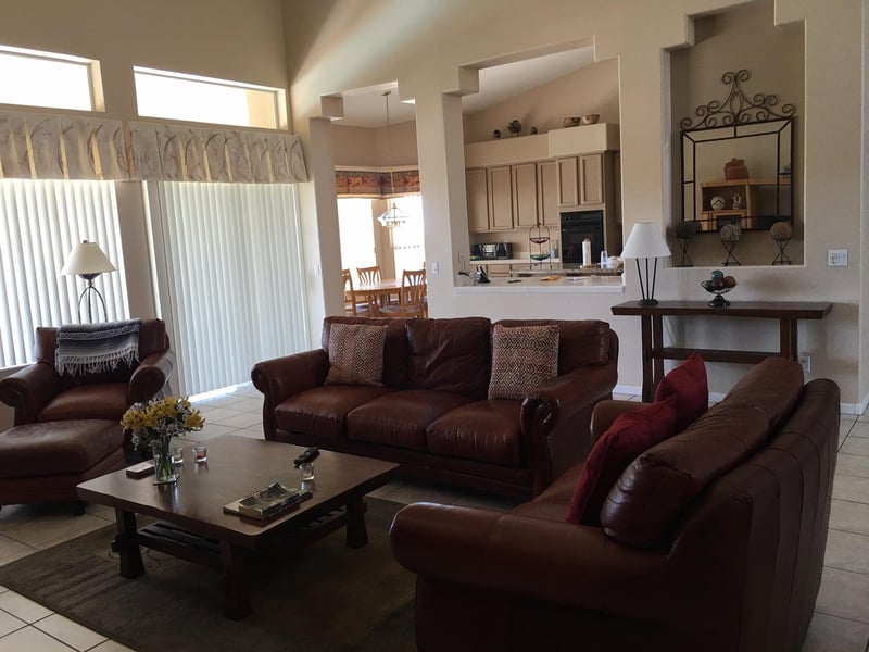 Living room Looking into Kitchen