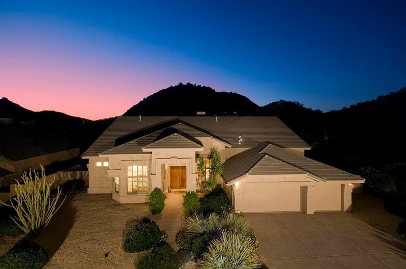 Exterior during Twilight hours