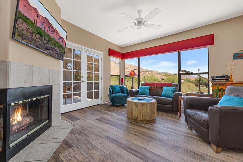 Living area with a view