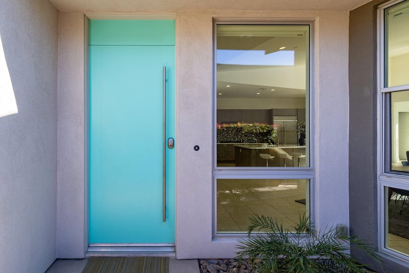 Adorable blue door