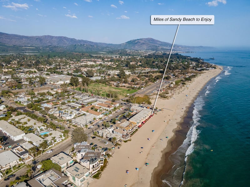 South view of the Coast of Carpinteria.