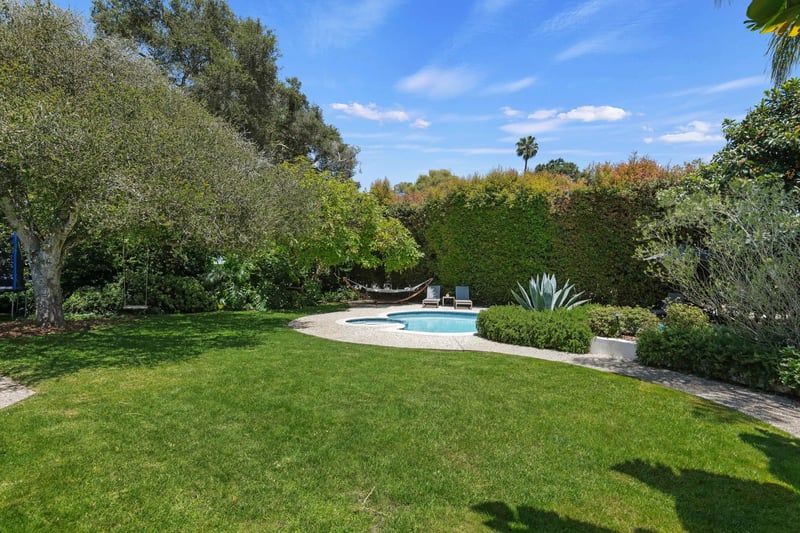 Grass and Pool