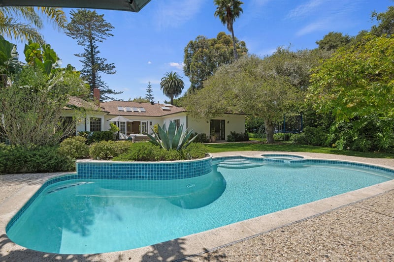 Pool, Jacuzzi, and  Main House