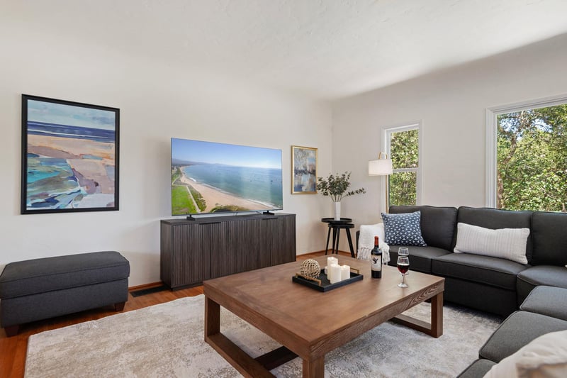 Living room with TV