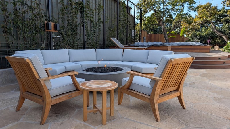 Fire Pit Lounge Area