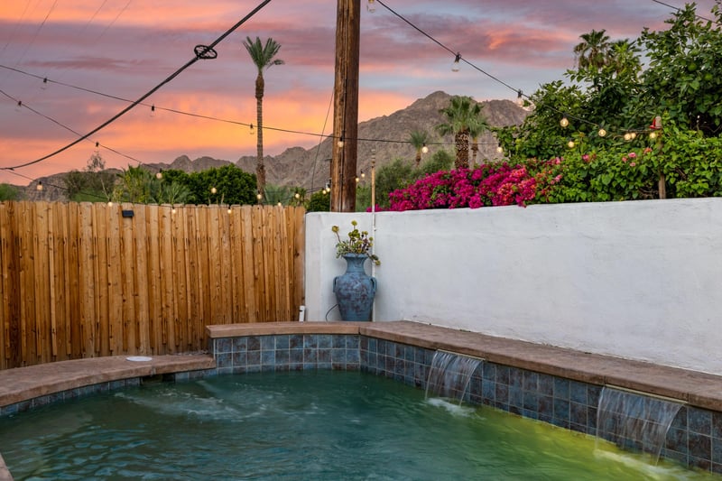 Enjoy beautiful sunsets out on the patio