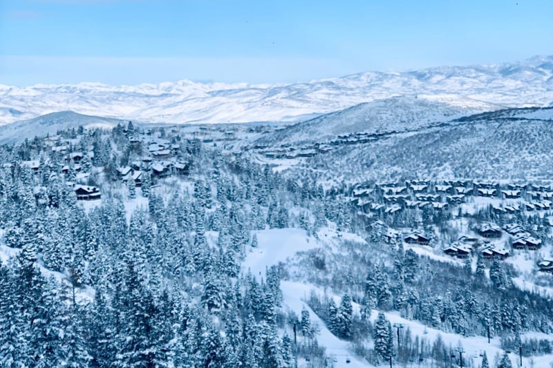 1062 Park City Utah Mountain View Winter