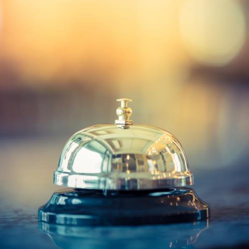 98288 Grey Abstract Ring Bell Logo