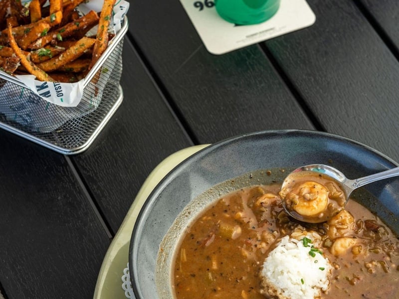 Gumbo at Shunk Gulley and Oyster Bar